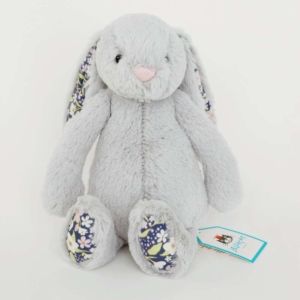 NWT Jellycat Blossom Silver Bunny 'Bloom' Small - Picture 6 of 12